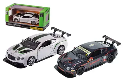 Машина металева "Автопром"4345/ 4364, 1:43 Bentley Continental GT3,відкриваються двері, в коробці р. 14,5*6,5*7см купити
