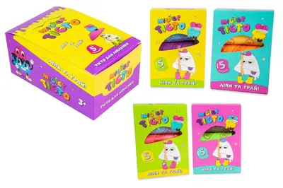 Набір для творчості "Містер тісто" 5 кольорів, в блоці 6 шт 41011 STRATEG купити