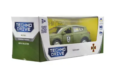 Машина KM6198 "TOYOTA RAV4 Шеврони Героїв БУРЕВІЙ" TECHNODRIVE купити