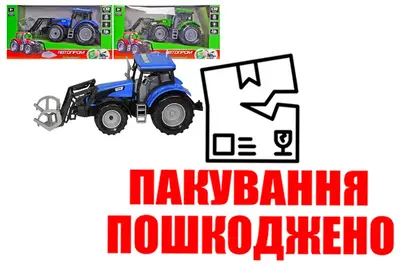 OUTLET Трактор інерційний 7924AB АВТОПРОМ, 1:32, на батарейках: світло та звук, в коробці 29.5x11x15 см OUTLET Трактор інерційний 7924AB АВТОПРОМ, 1:32, на батарейках: світло та звук, в коробці 29.5x11x15 см купити