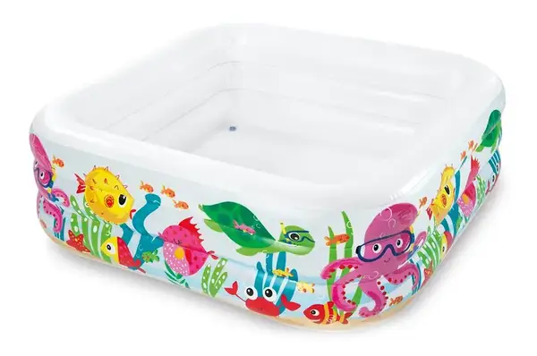 Басейн INTEX "Акваріум" (рем. комплект, 3 секції) в коробці 57471 р.159*159*50см купити недорого в Україні, фото 3