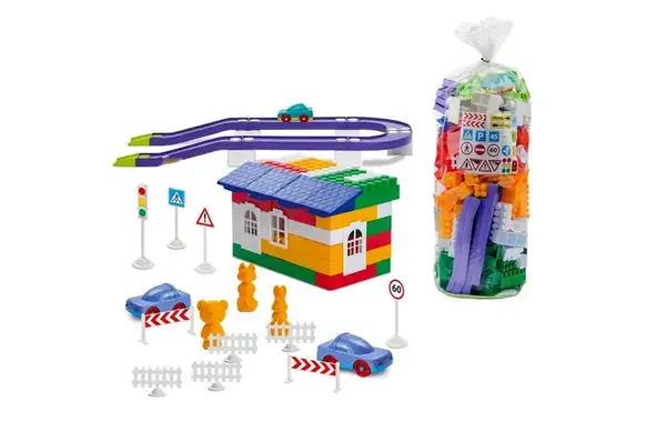 Конструктор блочний 1-055 "Лідер" №6 (250 деталей) Colorplast купити