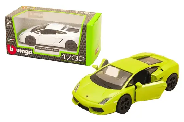 Автомодель - LAMBORGHINI GALLARDO LP560-4 (2008), (асортi бiлий, світло-зелений металiк, 1:32)18-43020 купити