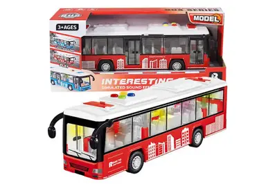 Автобус інерційний 98051B озвучений, зі світлом, в коробці р.32x9.5x13.5 см YG Toys Автобус інерційний 98051B озвучений, зі світлом, в коробці р.32x9.5x13.5 см YG Toys купити