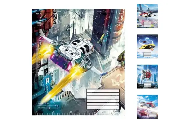 Зошит 24 аркуші у клітинку Школярик купити