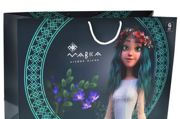 Пакет паперовий XL QB004-305 "Мавка" р.50x35x17 см qbee купити недорого в Україні, фото 2