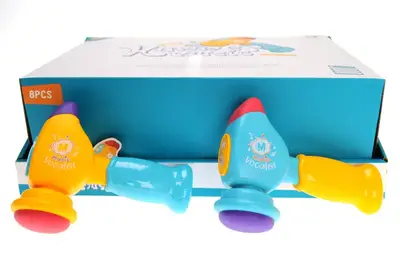Брязкальце 855-84A молоточок на батарейках, в дисплеї 8 шт. YG Toys купити