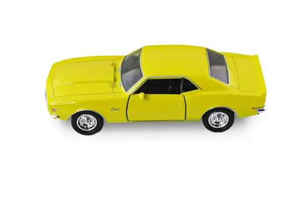 Автомодель - CHEVROLET CAMARO Z28 1968 (червоний, жовтий) TECHNODRIVE купити недорого в Україні, фото 10