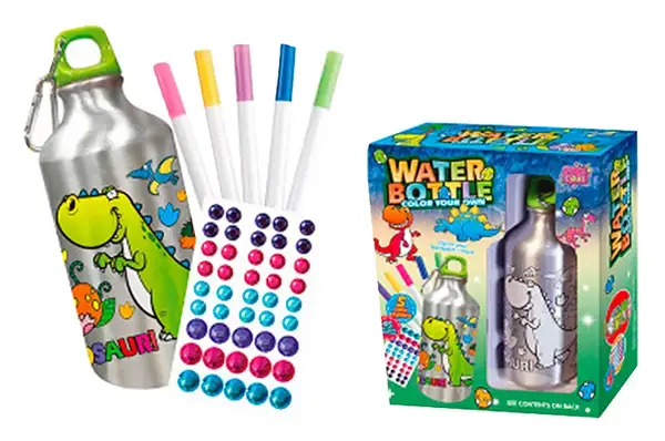 Набір для творчості"Розфарбуй пляшку: Динозавр" в коробці JX20420-2 р.24*20,5*8,5см купити