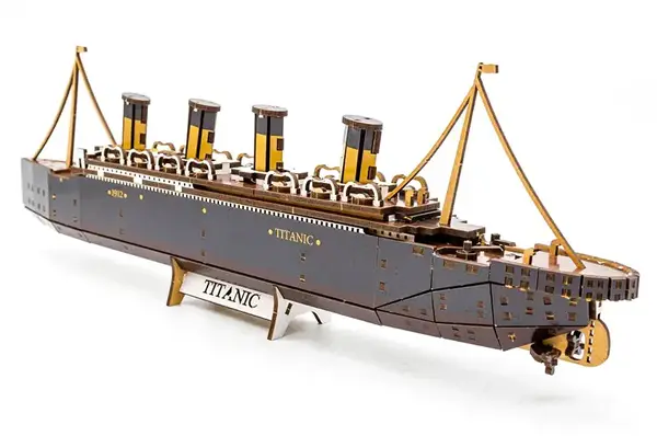 Конструктор Puz-00938 / Арт-26912 "Титанік"дерев'яний, 269 дет.,р.45x5x12.5 см PuzzleOK купити недорого в Україні, фото 6