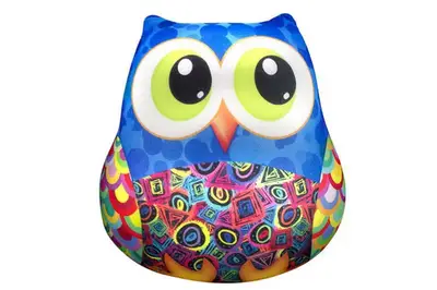 Антистресова іграшка м"яконабивна "SOFT TOYS 36 "Сова" синя, DT-ST-01-36 DANKO купити