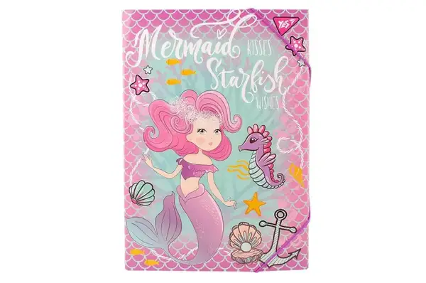 Папка для праці YES картонна А4 "Mermaid" купити
