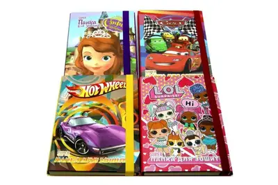 ПАПКА ДЛЯ ЗОШИТІВ POLLY на широкий гумці 24см купити