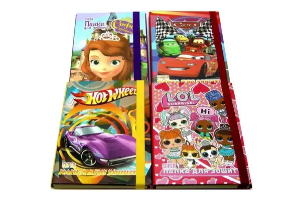 ПАПКА ДЛЯ ЗОШИТІВ POLLY на широкий гумці 24см купити