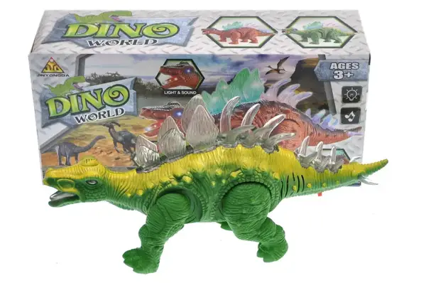 Динозавр музичний зі світлом, ходить, в коробці 1382-1 купити
