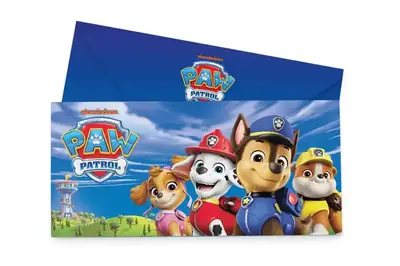Подарунковий конверт 23213 Paw Patrol "Чейз і друзі" кольоровий ТМ "funmi" купити